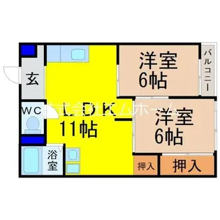 八勝ビル【301号室】の間取り