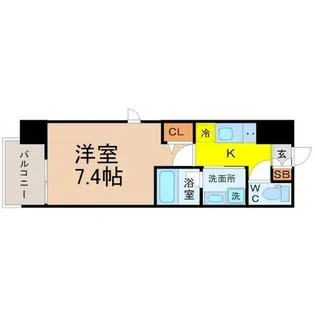 リヴシティ新栄【2階】の間取り