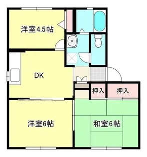 ルピナスA【102号室】の間取り