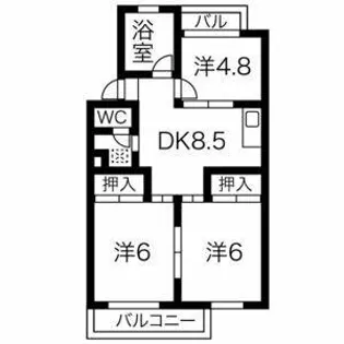 杉本ビル【4階】の間取り