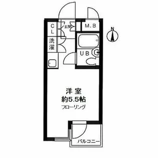 シティコア夙川【205号室】の間取り