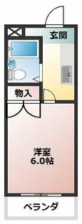 メゾンドツインクル【2階】の間取り