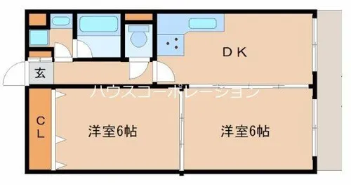 OAマンション【3階】の間取り
