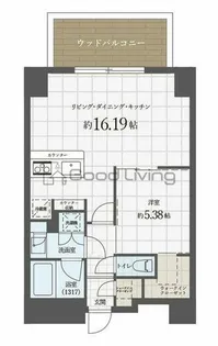 Ropponmatsu View Apartment【8階】の間取り