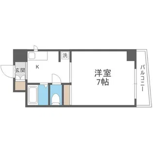 インペリアル舞鶴【6階】の間取り