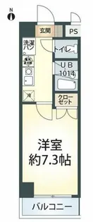 フォレスト今里【3階】の間取り