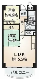 SUN LAUREL(サンローレル)【5階】の間取り