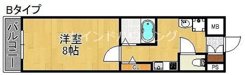 フォレストインサイドⅡ【4階】の間取り