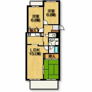 ノヴァ上社【3階】の間取り