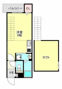 CTビュー永和【6階】の間取り