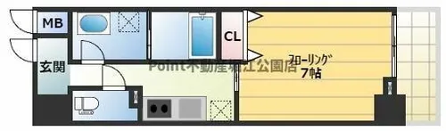 Laule’a Kashima【7階】の間取り
