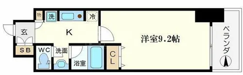 アリヴィオ夕陽ヶ丘【10階】の間取り