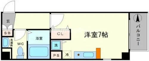セレブコート日本橋【2階】の間取り