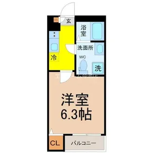 ミモザ矢田【3階】の間取り