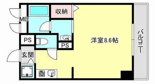 メゾン・ド・キャラミ【302号室】の間取り