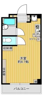 リベルテ社領【102号室】の間取り