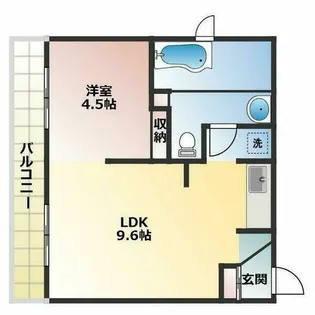 ビアン平岸【3階】の間取り