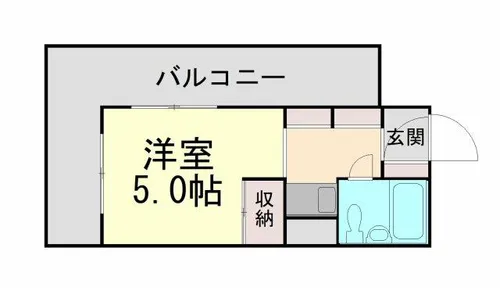 ルーミハイツ【4階】の間取り