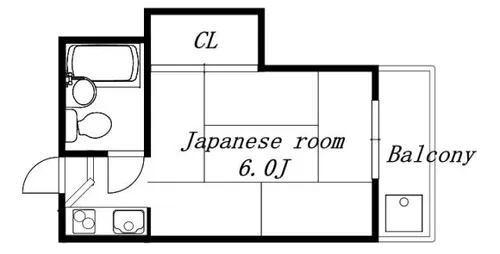 弁天マンション【3階】の間取り
