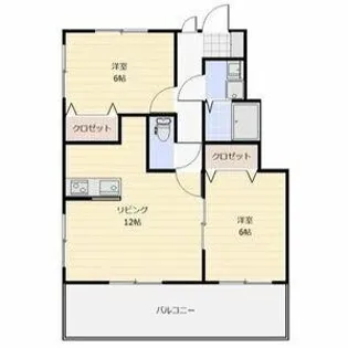 パナハイツクオーレ【1階】の間取り