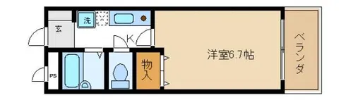 ルーチェ【111号室】の間取り