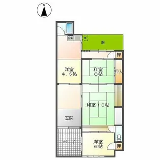 愛知県名古屋市北区中杉町2丁目【一戸建】の間取り