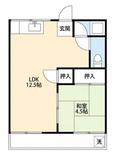グリーンハイツ秋【2階】の間取り