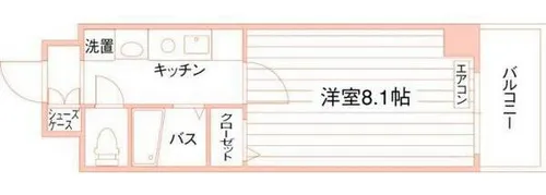 ルラシオン阿由知通【3階】の間取り