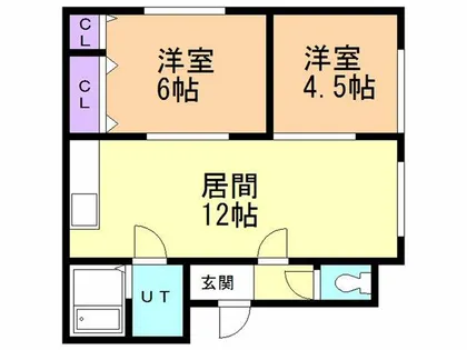 アメニティパークノボリベツ【107号室】の間取り