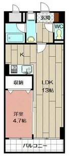 THE SQUARE・Club Residence【4階】の間取り