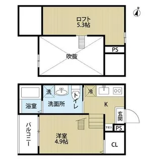 sofitel西田町【203号室】の間取り