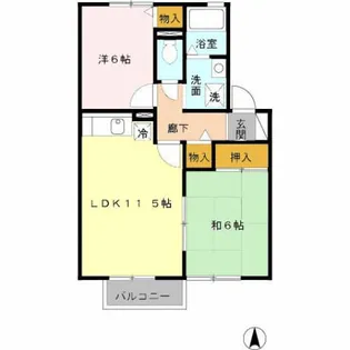 アークソフィアA棟【2階】の間取り