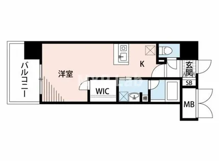 福岡県福岡市博多区美野島2丁目【マンション】の間取り