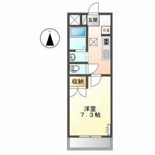 コーポ23【1階】の間取り