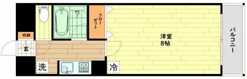 大阪府大阪市都島区中野町3丁目【マンション】の間取り