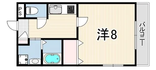 メゾン・コンフォール【1階】の間取り