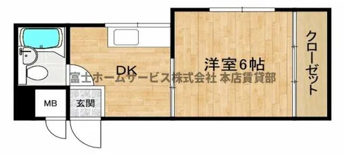 ムックマンション【302号室】の間取り