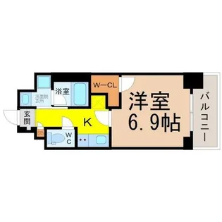 シーズンフラッツ矢場【6階】の間取り