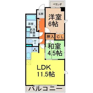 ロジェ新栄南【8階】の間取り