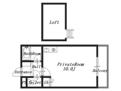 阪本マンション【2階】の間取り