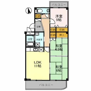 VILLA93【2階】の間取り