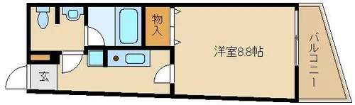 トスカーナフォーラム【1階】の間取り