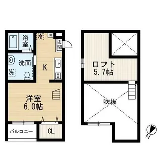 シャマー・ウィラ【2階】の間取り