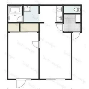 ボルジュノ【A-2号室】の間取り