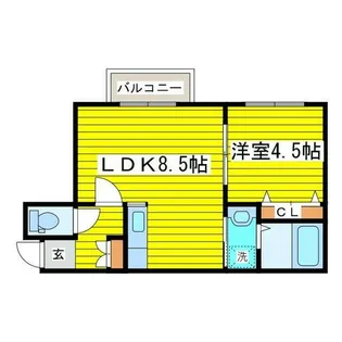 feerique(フェリーク)【2階】の間取り