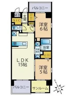 neu(ノイ)【2階】の間取り