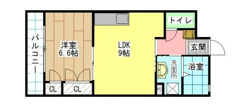 REZIA小倉【9階】の間取り