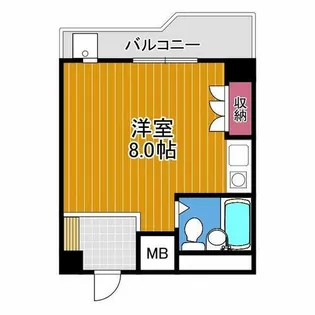 シャローム山城【1階】の間取り