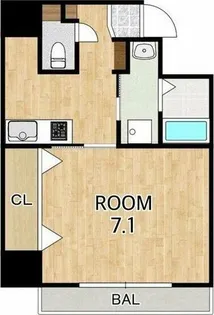 マリーベル栄【4階】の間取り