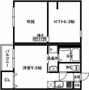 ソレイユ【2階】の間取り